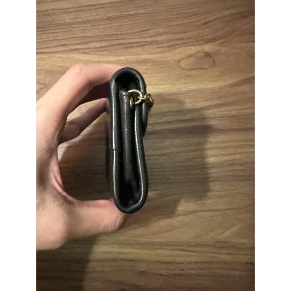Vintage 90s Coach Multifunction Wallet Key Case Vintage Style 7219 Black Leather - Picture 4 of 5
